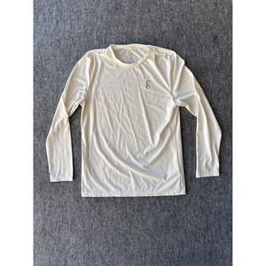 On Running Core Long-T Mens Small White Performance Long Sleeve Training Shirt